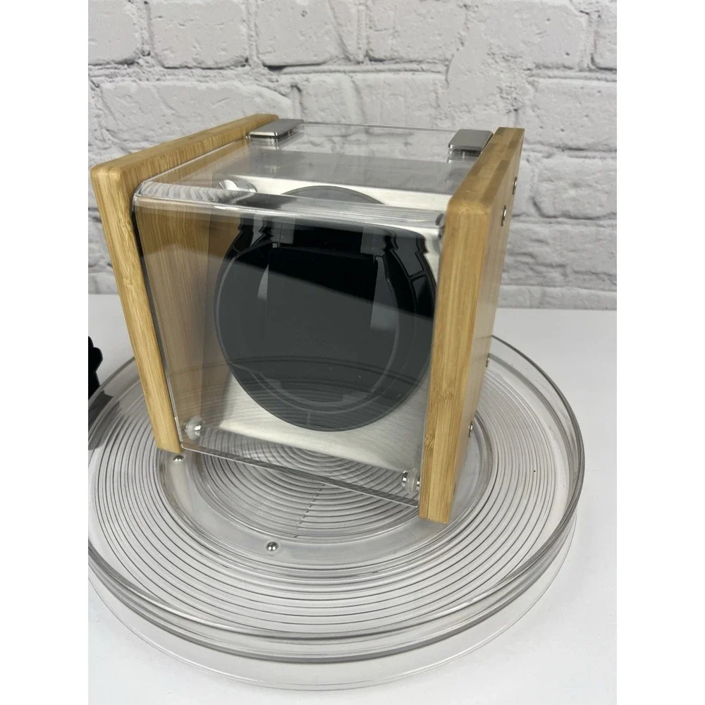 Watch Winder Smith Single Automatic Watch‎ Winder Box Bamboo Tested Works
